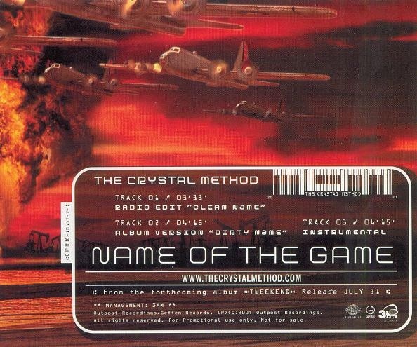 Name Of The Game cover