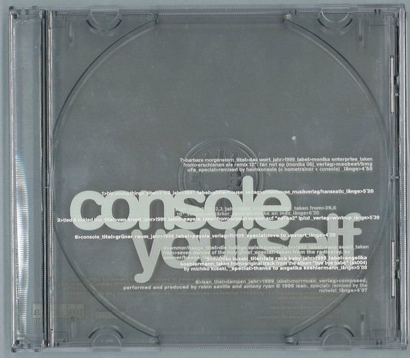 Console Yourself cover