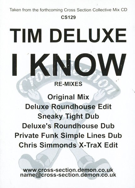 I Know Remixes cover