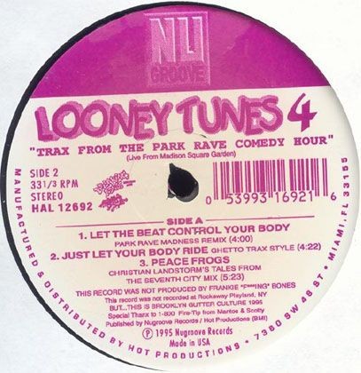 Looney Tunes 4 - "Trax From The Park Rave Comedy Hour" cover