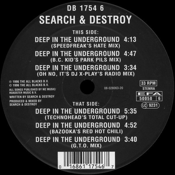Deep In The Underground cover