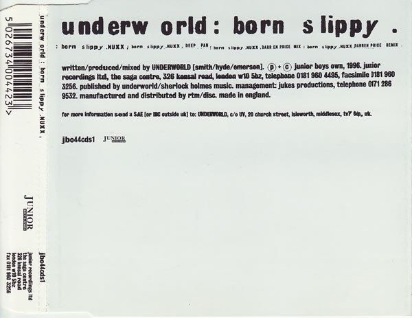 Born Slippy .NUXX cover