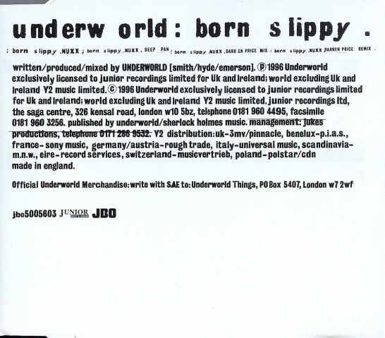 Born Slippy cover