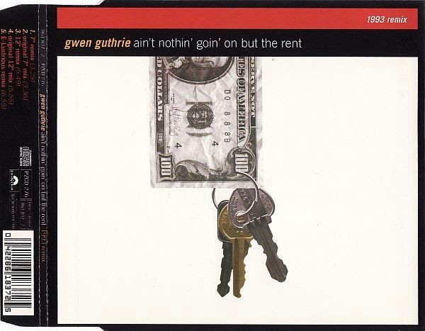 Ain't Nothin' Goin' On But The Rent (1993 Remix) cover