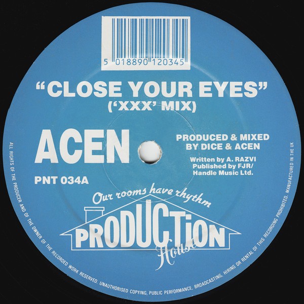 Close Your Eyes ('XXX' Mix) / Close Your Eyes (Vitamin 'E' Mix) cover
