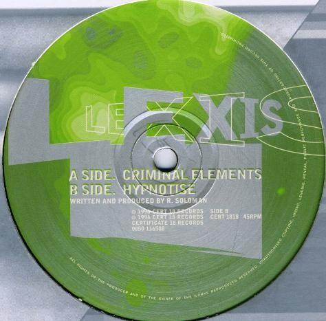 Criminal Elements / Hypnotise cover