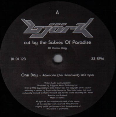 Björk Cut By The Sabres Of Paradise cover