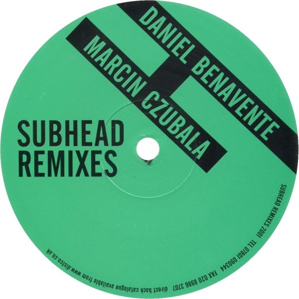 Subhead Remixes cover