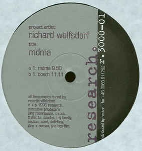 MDMA / Bosch cover