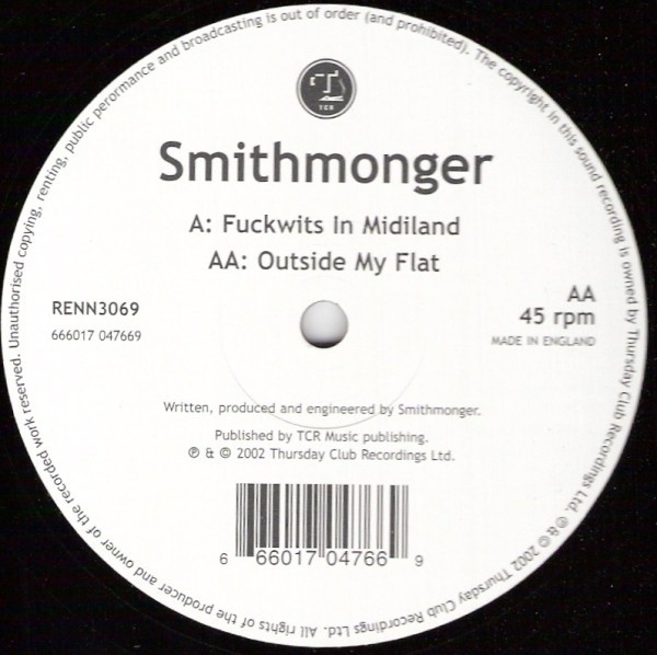 Fuckwits In Midiland / Outside My Flat cover