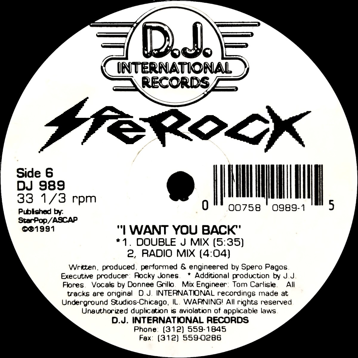 I Want You Back cover
