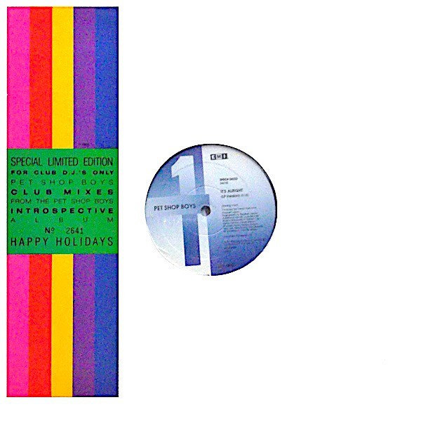 Club Mixes From The Pet Shop Boys Introspective Album cover