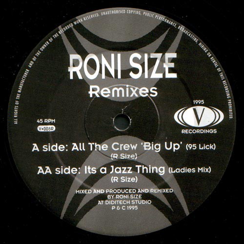 All The Crew 'Big Up' / Its A Jazz Thing (Remixes) cover