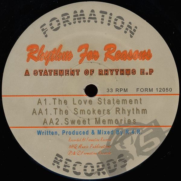 A Statement Of Rhythms E.P. cover