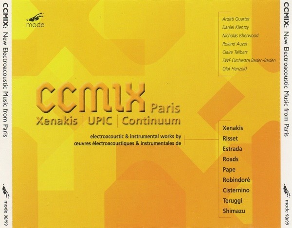 CCMIX: New Electroacoustic Music From Paris cover