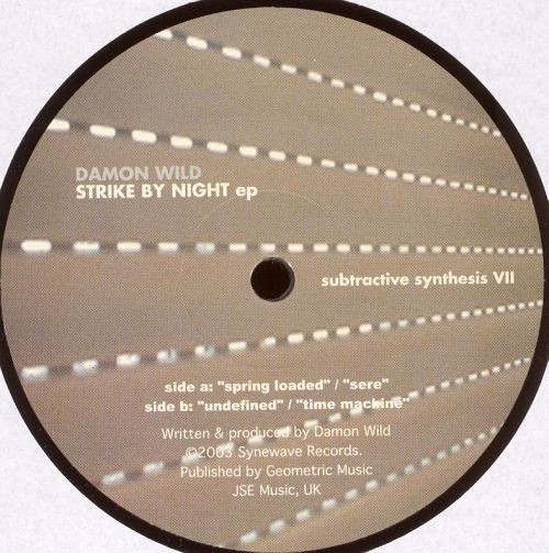 Subtractive Synthesis VII - Strike By Night EP cover