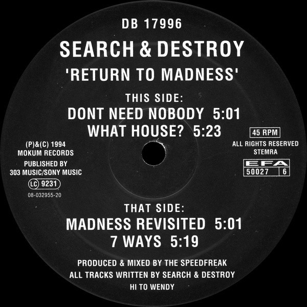 Return To Madness cover