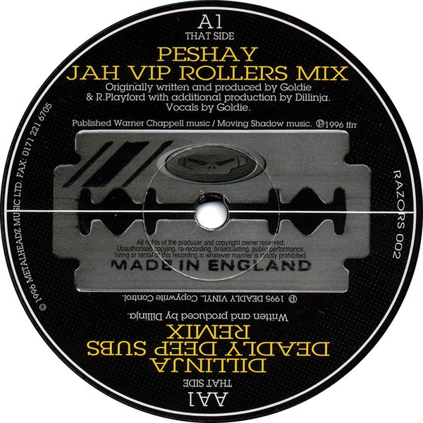 Jah (VIP Rollers Mix) / Deadly Deep Subs (Remix) cover