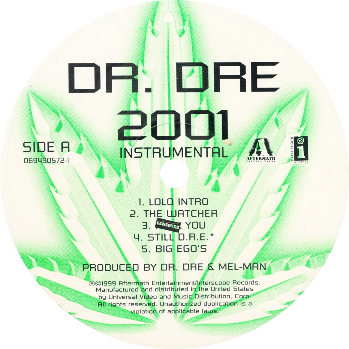 2001 (Instrumental) cover