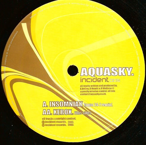 Insomniak (Aqua 24-7 Remix) / Xerox cover