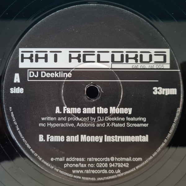 Fame And The Money cover