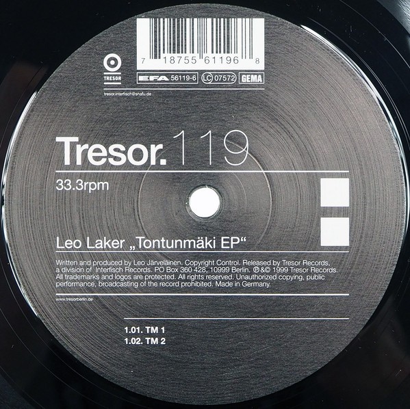 Tontunmäki EP cover