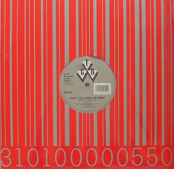 Don't You Want Me (Rmx) cover