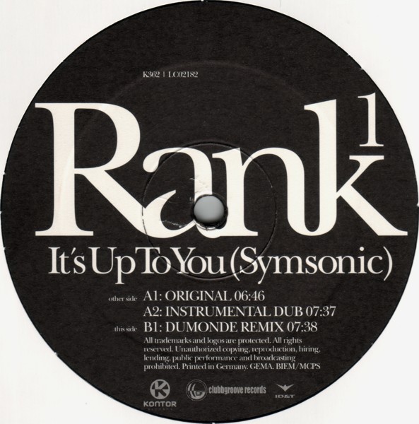 It's Up To You (Symsonic) cover