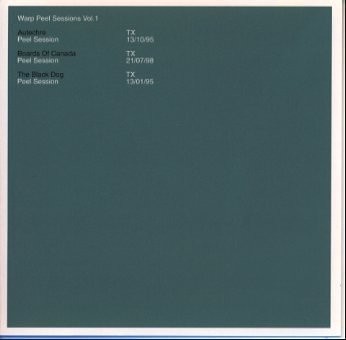 Warp Peel Sessions Vol. 1 cover