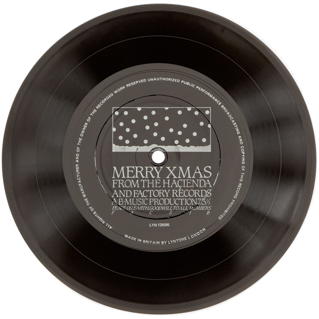 Merry Xmas From The Haçienda And Factory Records cover