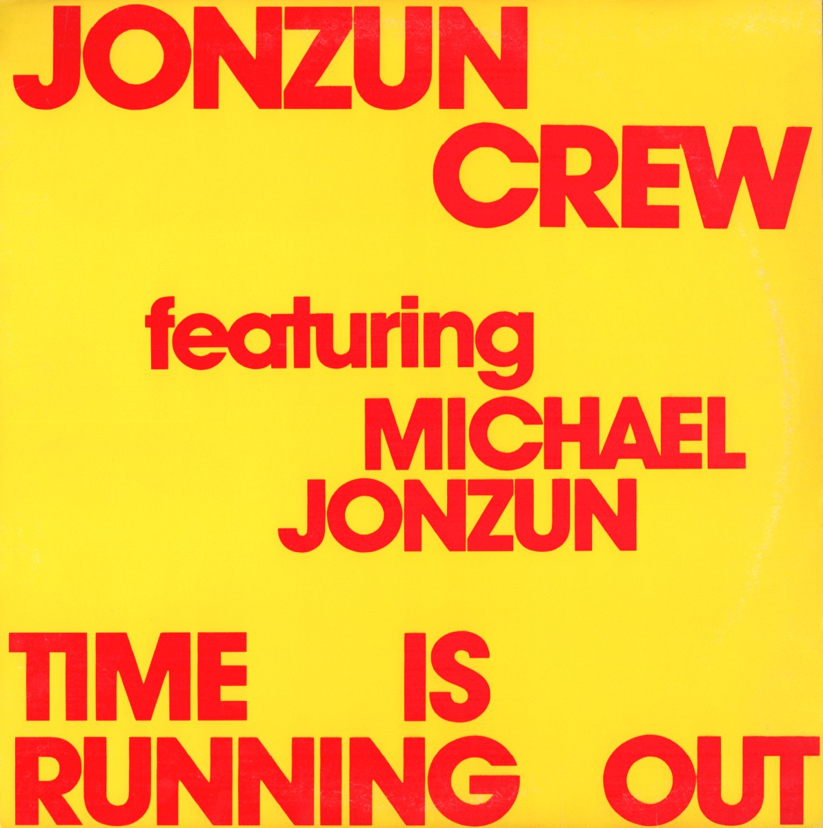 Time Is Running Out cover
