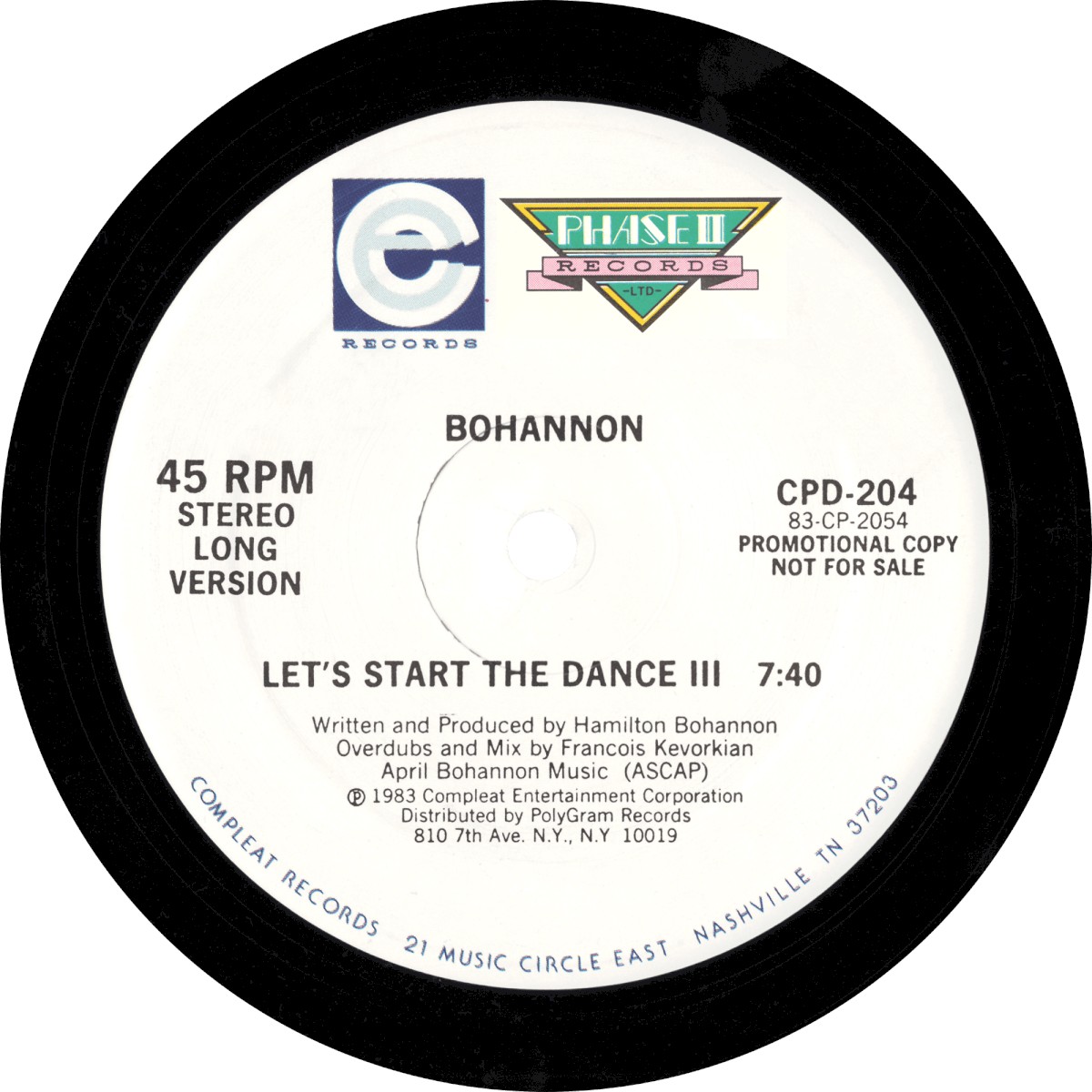 Let's Start The Dance III cover