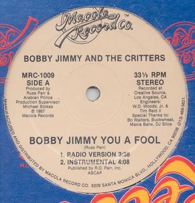 Bobby Jimmy You A Fool cover