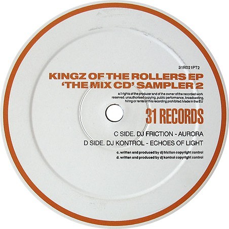 Kingz Of The Rollers EP 'The Mix CD' Sampler 2 cover