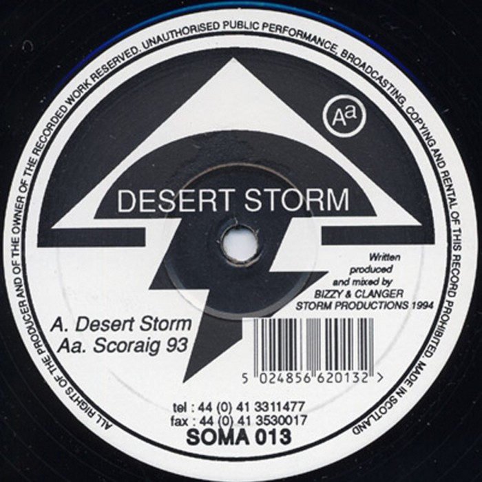 Desert Storm / Scoraig 93 cover