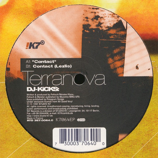 DJ-Kicks EP / Contact cover