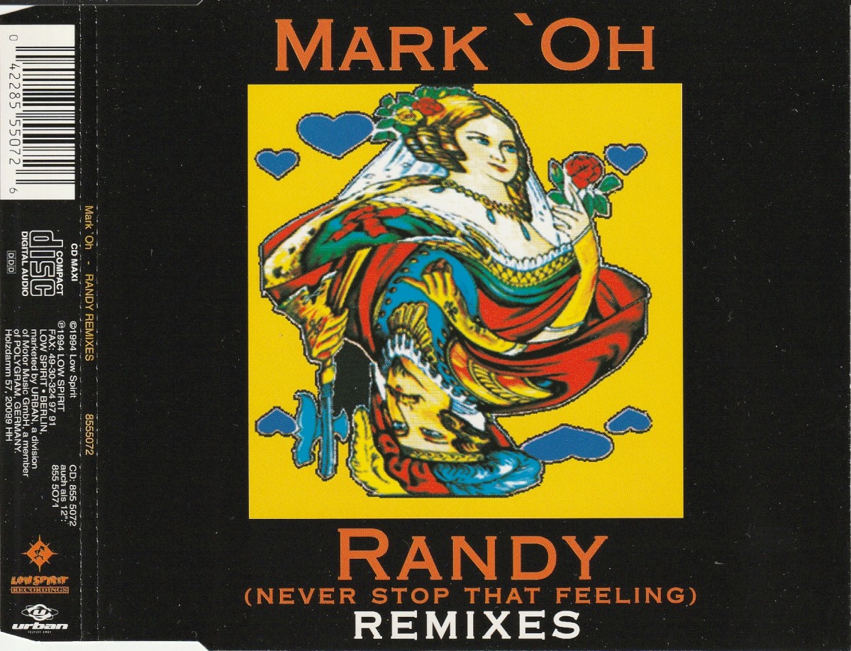 Randy (Never Stop That Feeling) (Remixes) cover