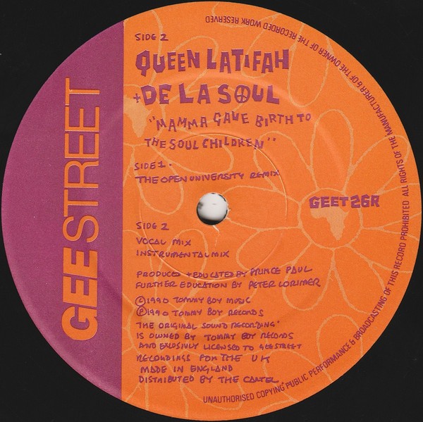 Mamma Gave Birth To The Soul Children (The Open University Remix) cover
