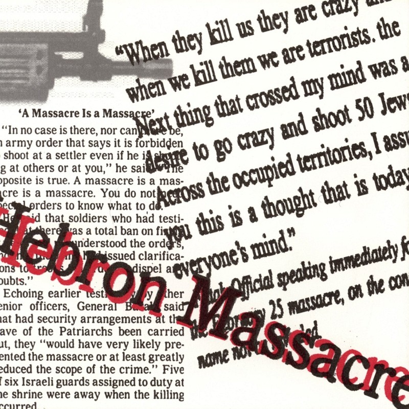 Hebron Massacre cover