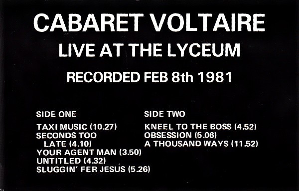 Live At The Lyceum cover