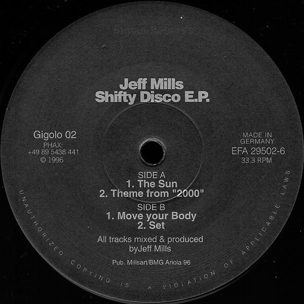 Shifty Disco E.P. cover