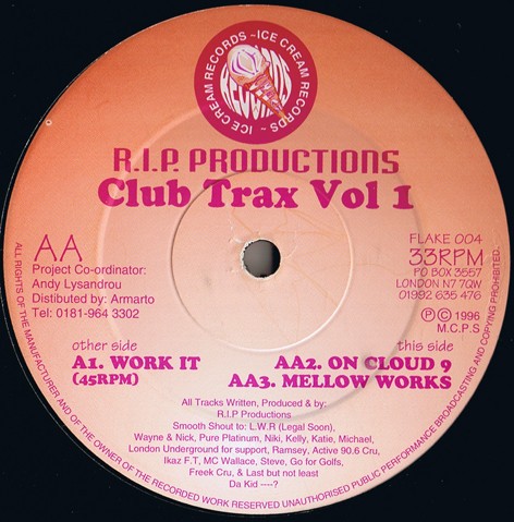 Club Trax Vol 1 cover