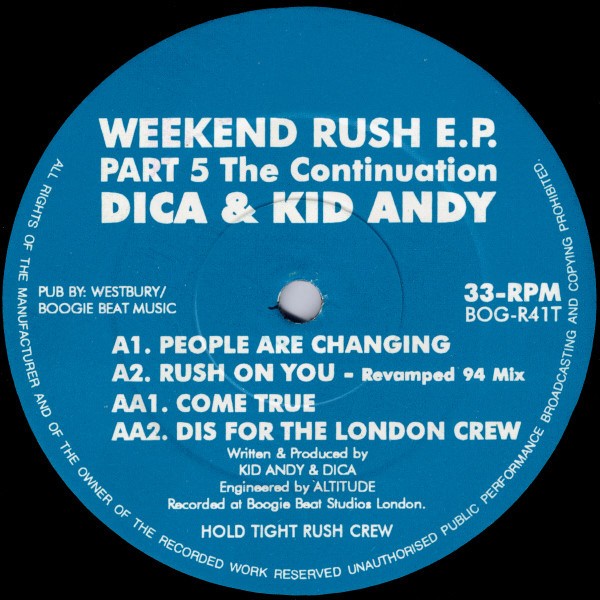 Weekend Rush E.P. Part 5 The Continuation cover