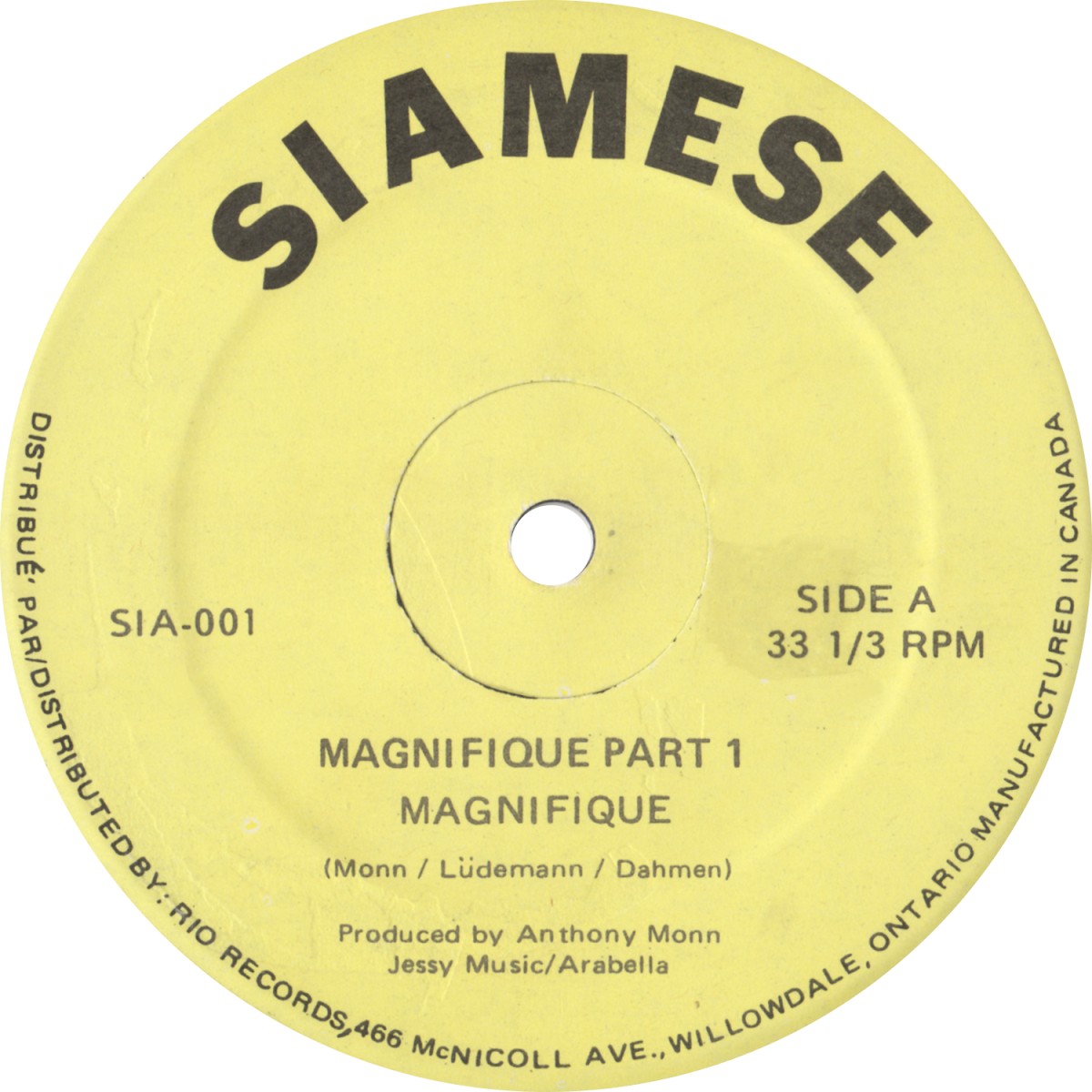 Magnifique cover