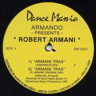 Armani Trax cover