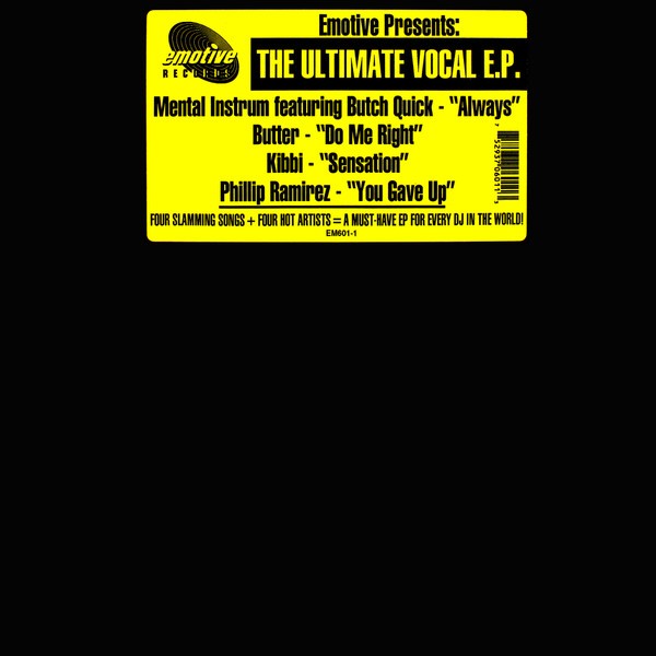 The Ultimate Vocal E.P. cover