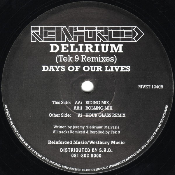 Days Of Our Lives (Tek 9 Remixes) cover
