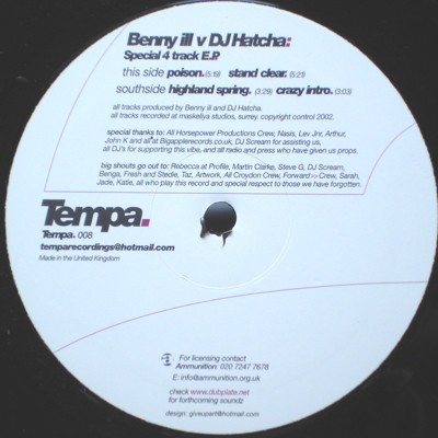 Special 4 Track E.P. cover